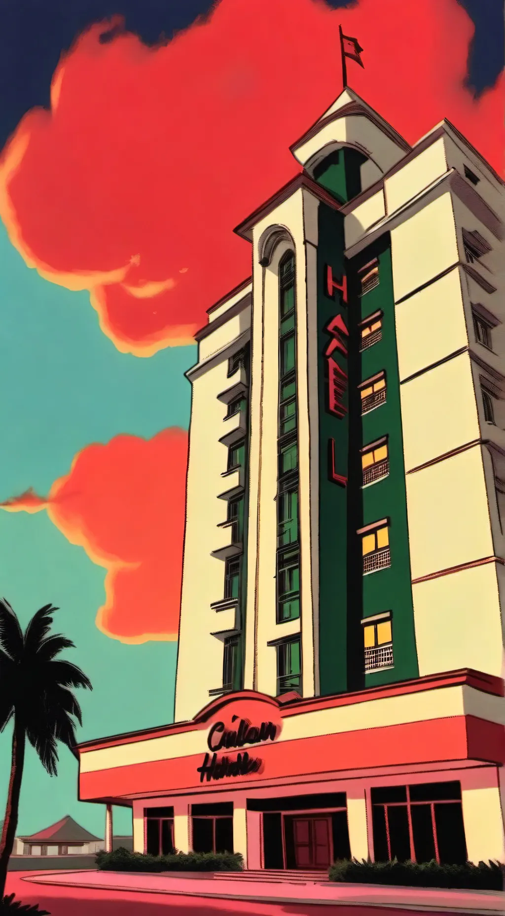 ai character: Hazbin Hotel background
