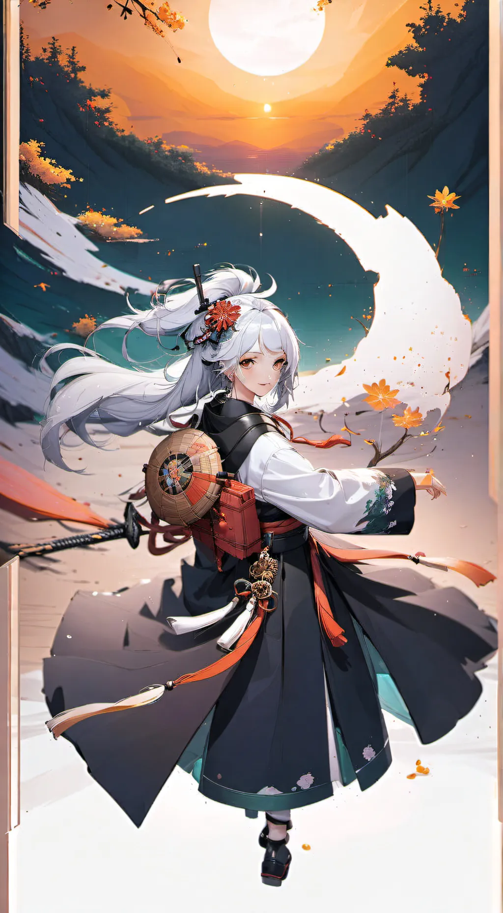 ai character: kny finally battle background