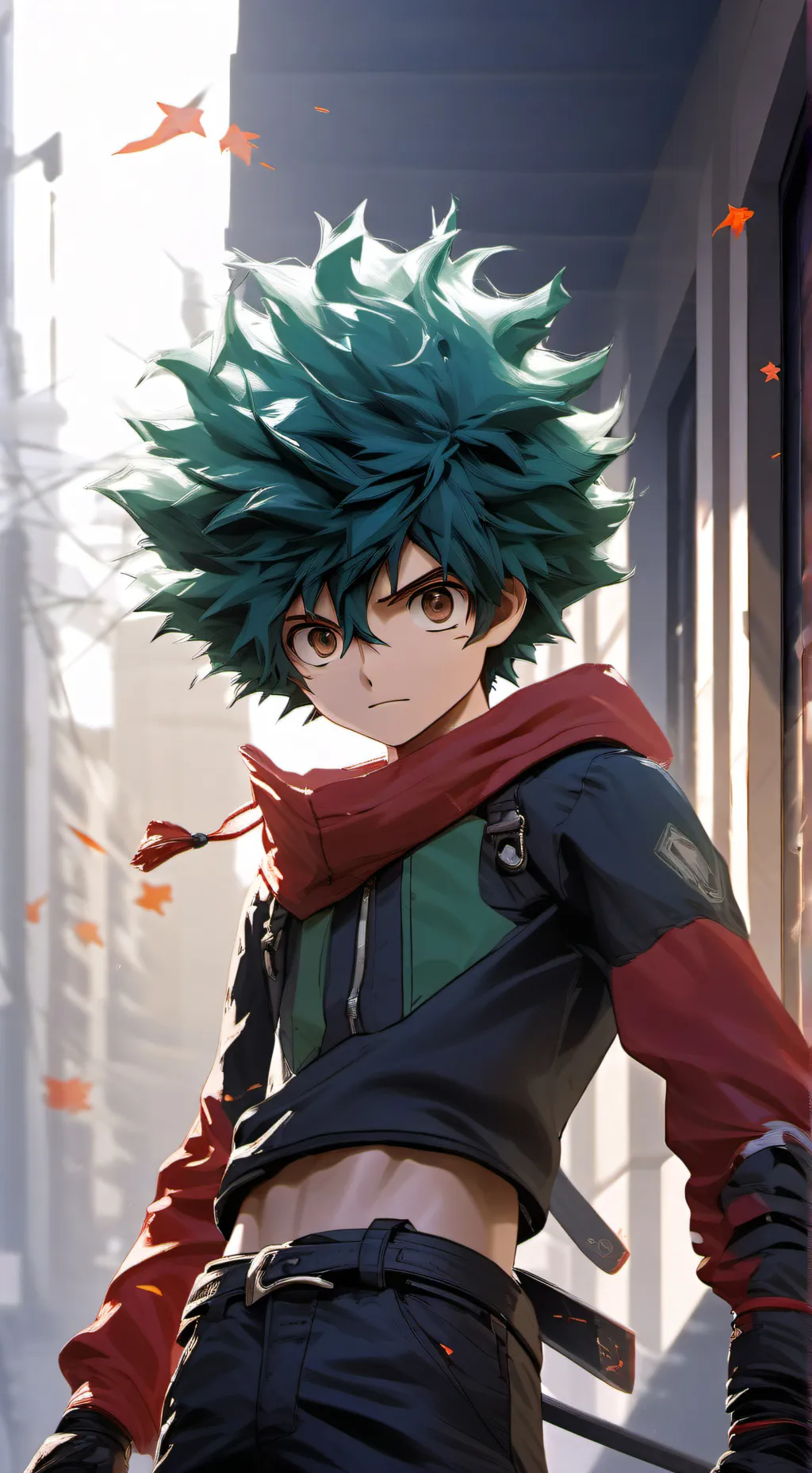 ai character: Mha sleepover! background