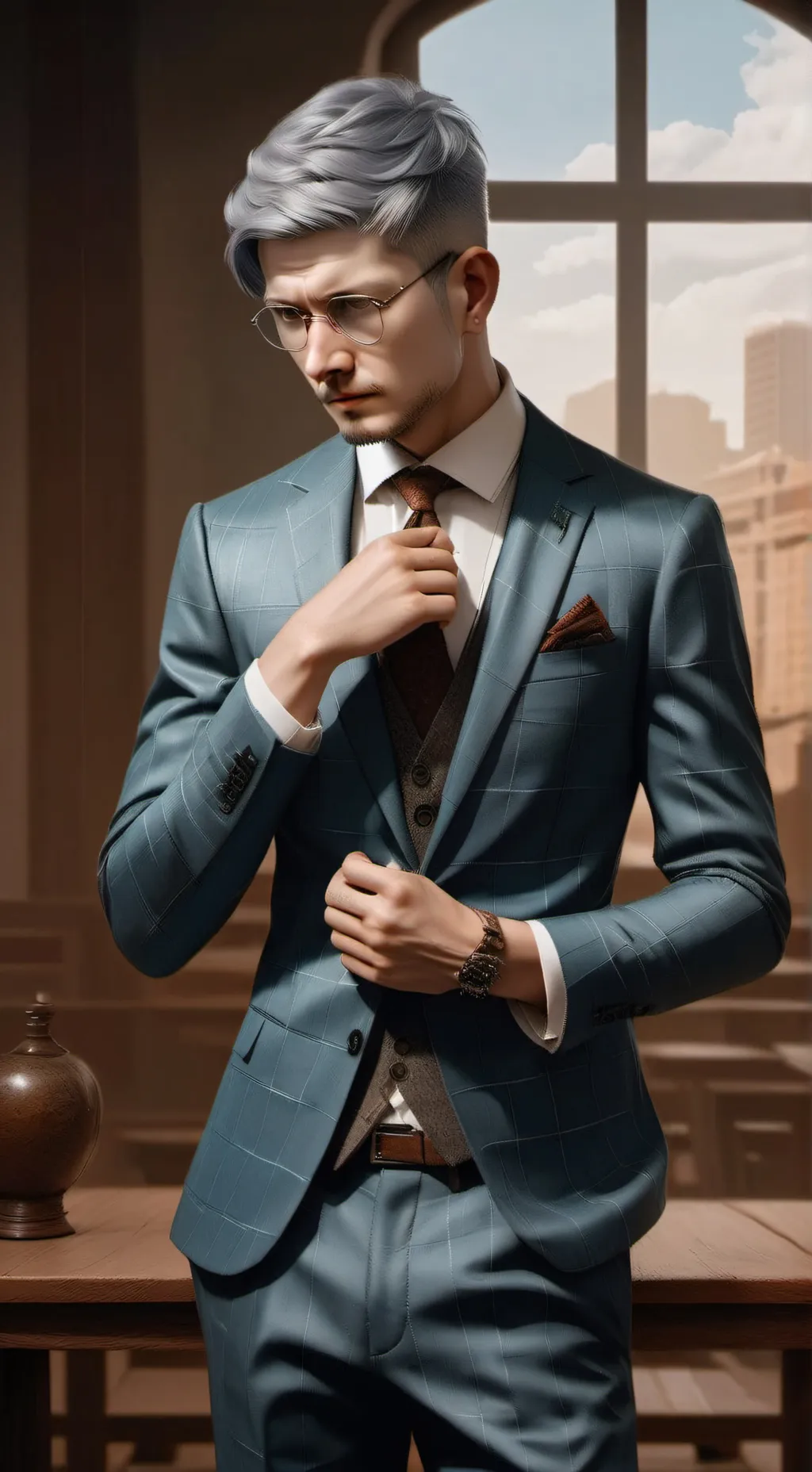 ai character: Ethan background