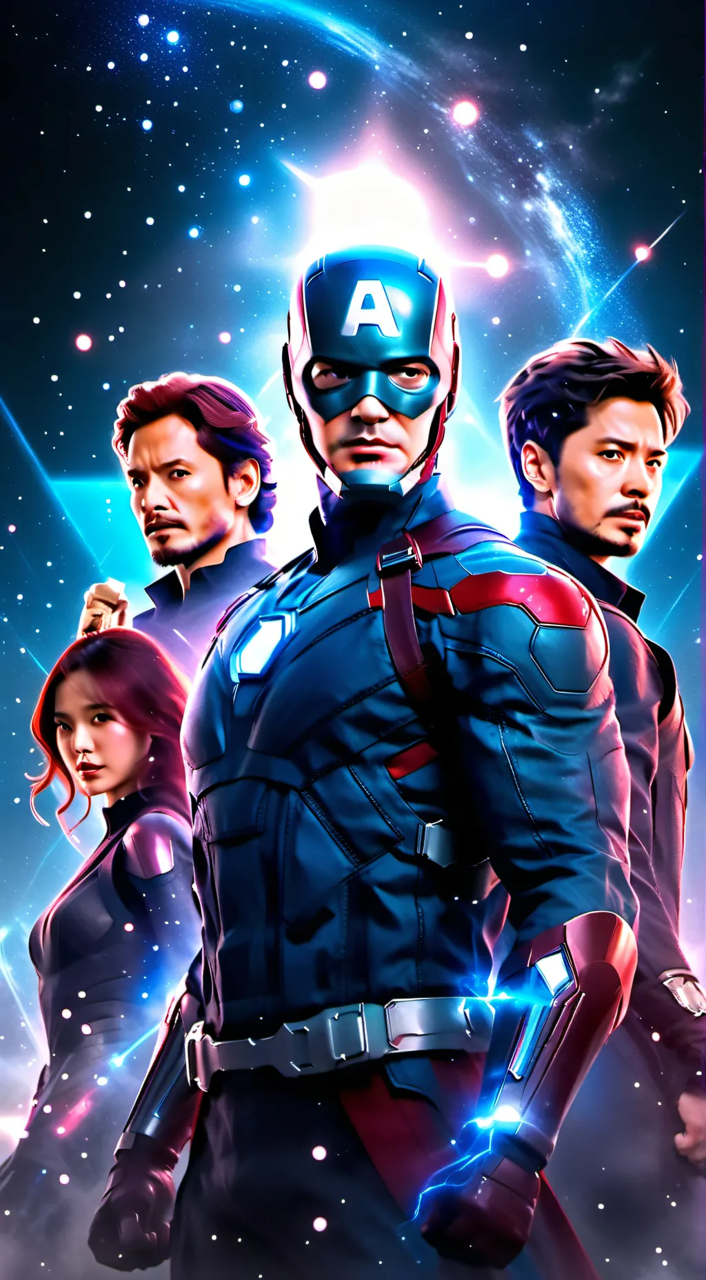 ai character: avengers/alone background
