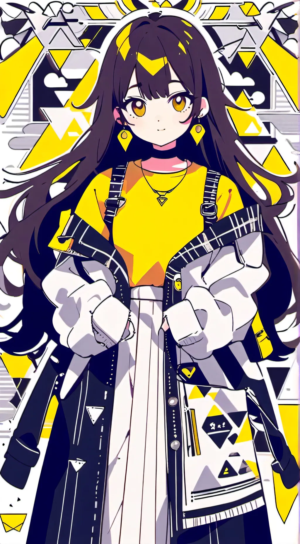 ai character: Sun background