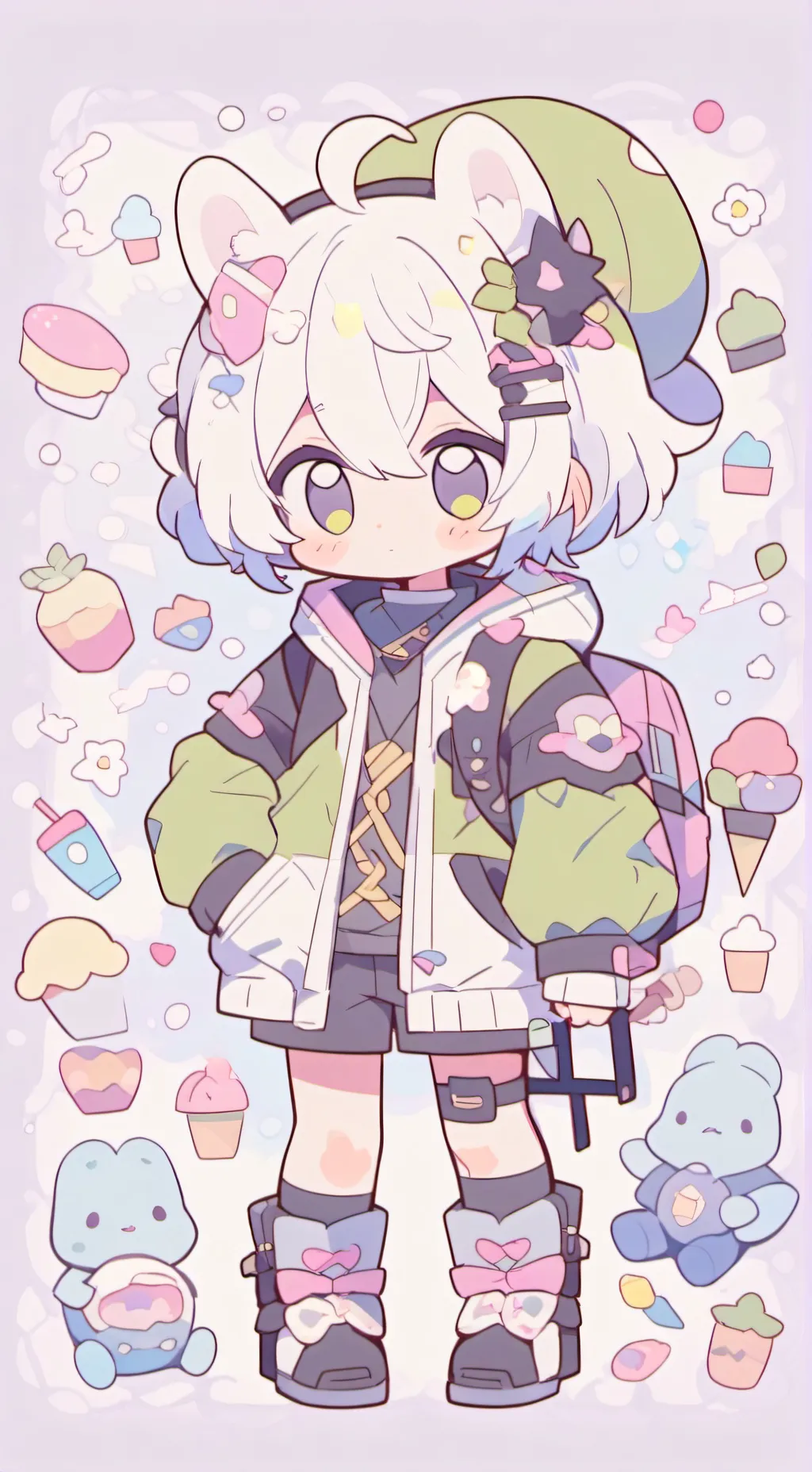 ai character: Spolied sister lia background