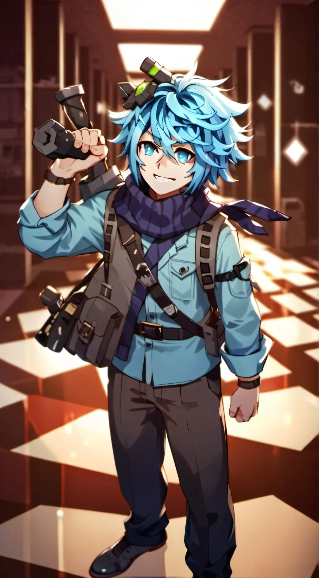 ai character: steve background