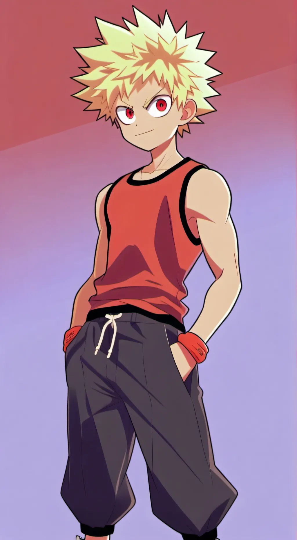 ai character: Bakugo Fam Dinner background