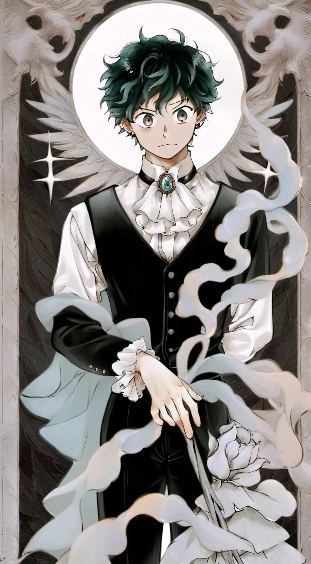 ai character: Izuku Midoriya background