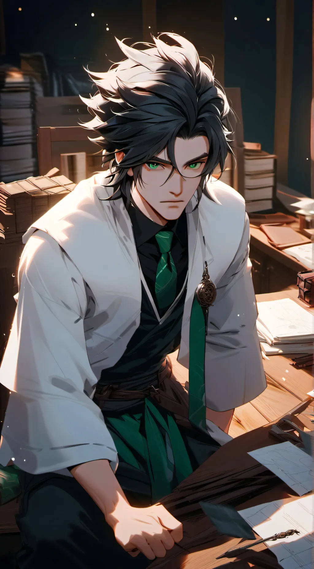 ai character: Professor Sparks background