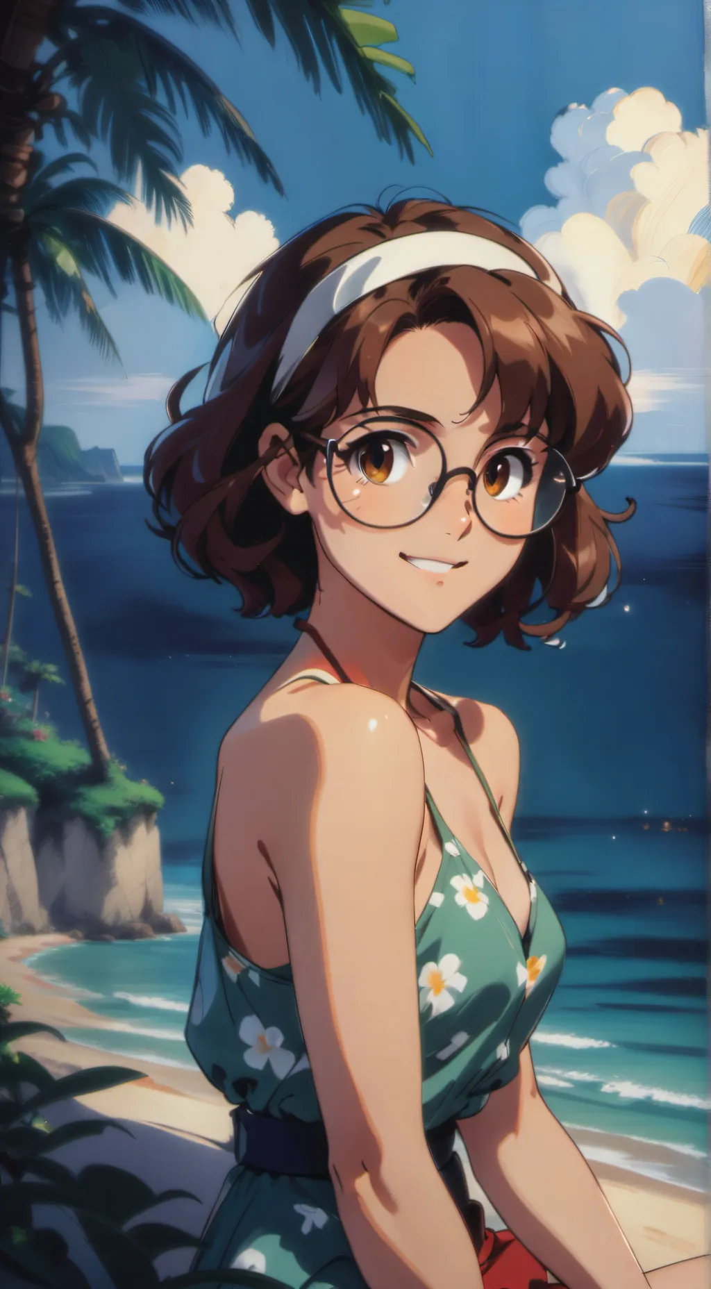 ai character: Saori  background