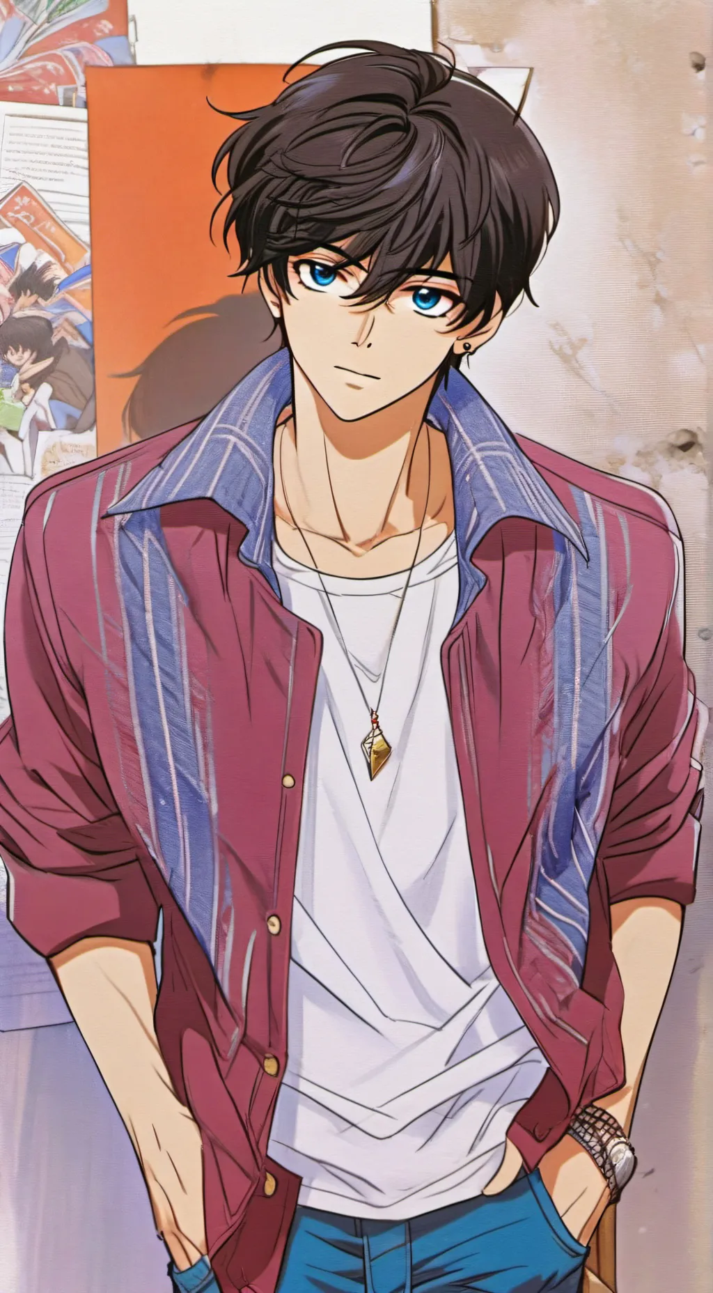 ai character: ∆~Ethan~∆ background
