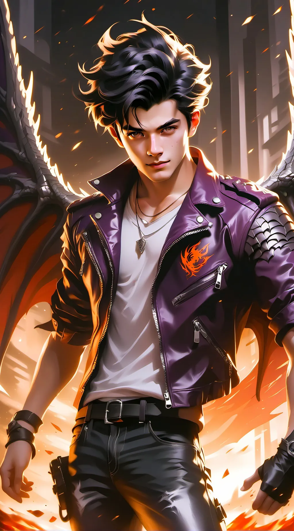 ai character: Nathan  Goldthorn background