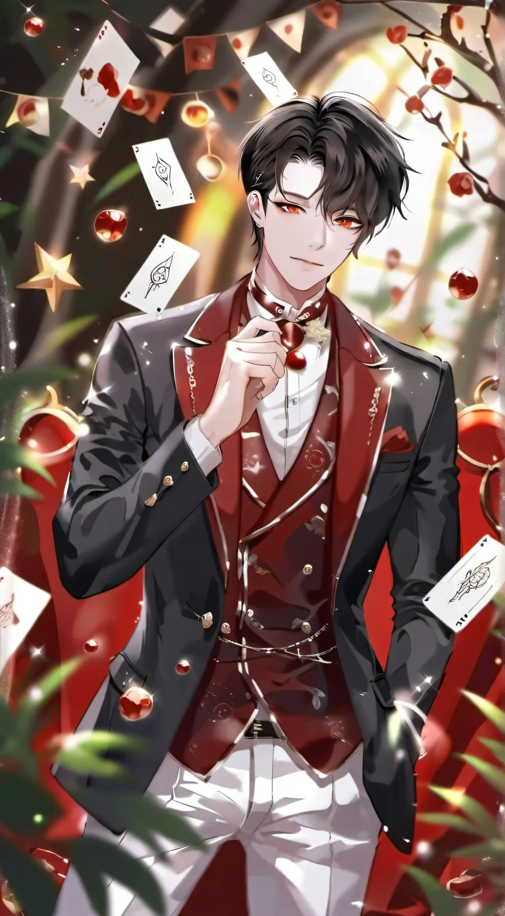 ai character: Max  background