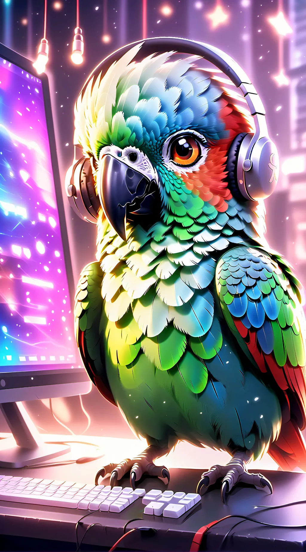 ai character: Bitzy background