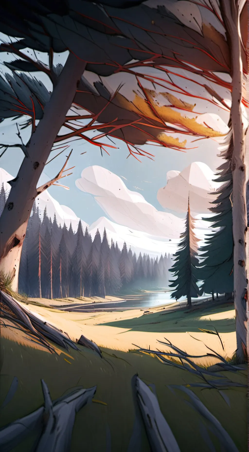 ai character: 🏵Gravity Falls🏵 background
