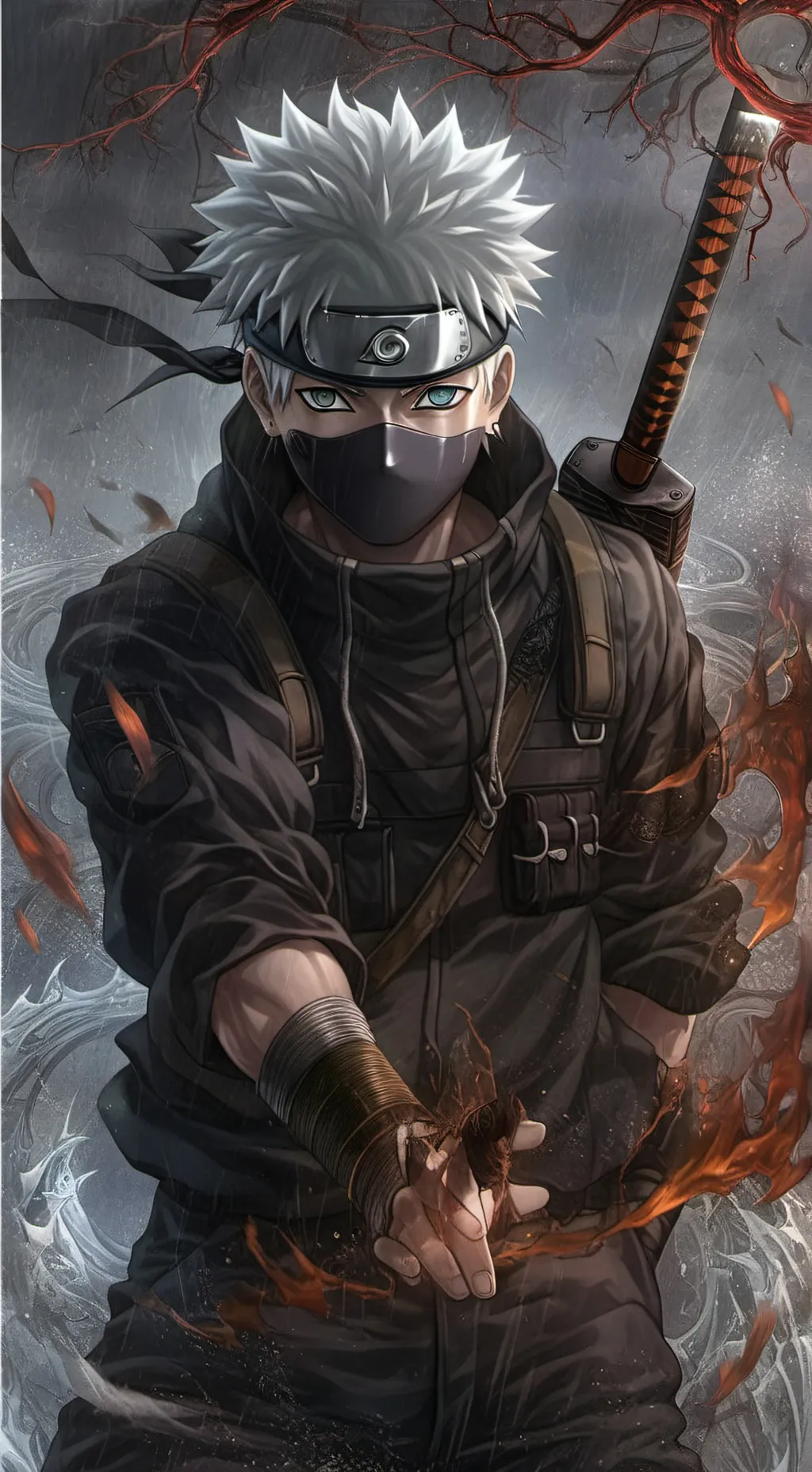ai character: Kakashi Hatake  background