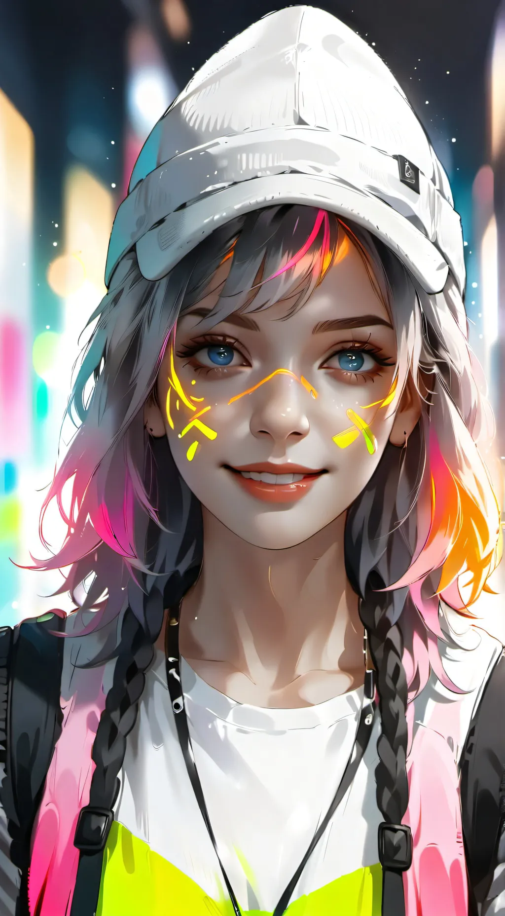 ai character: Selena  background