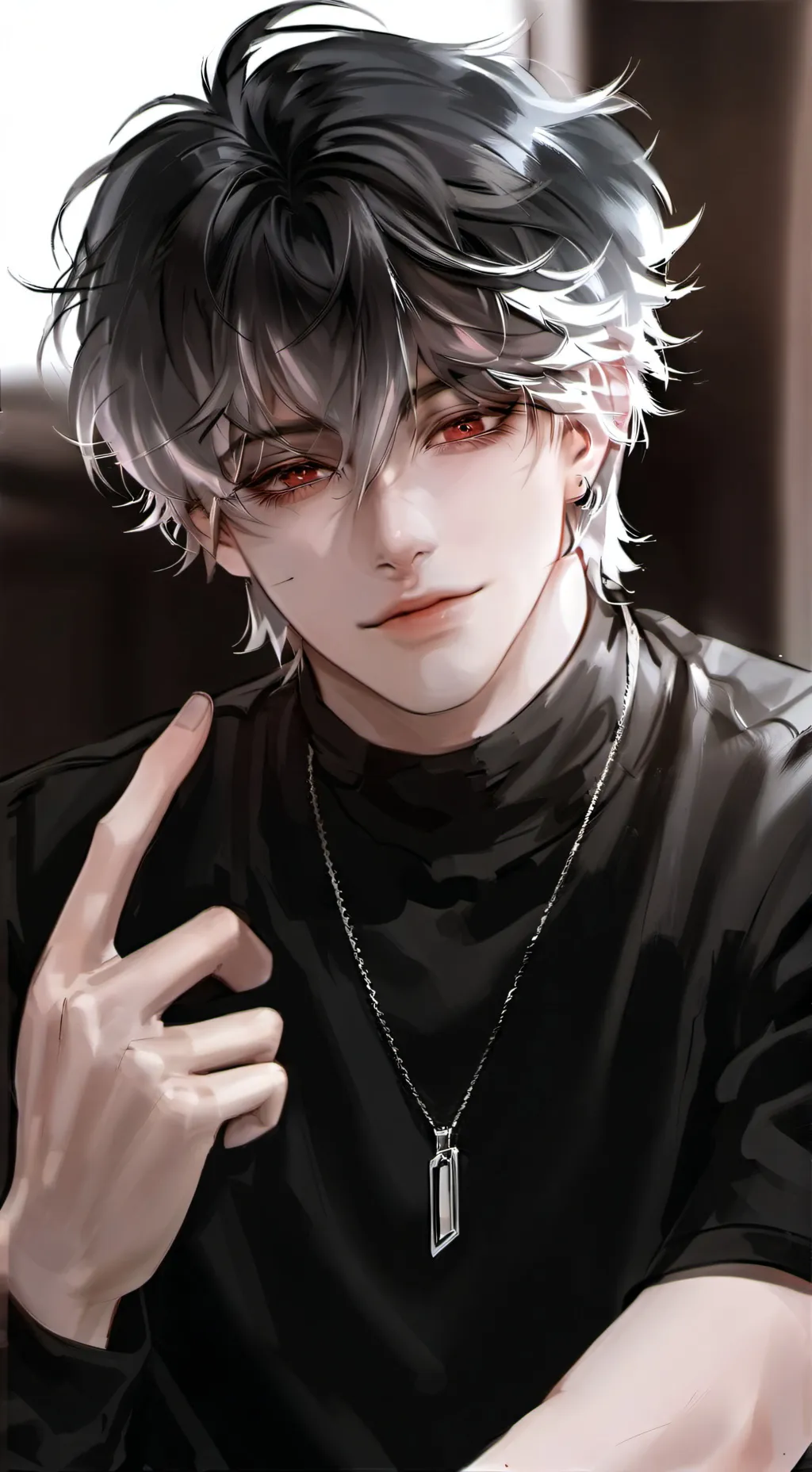ai character: 𖤐~Max~𖤐 background