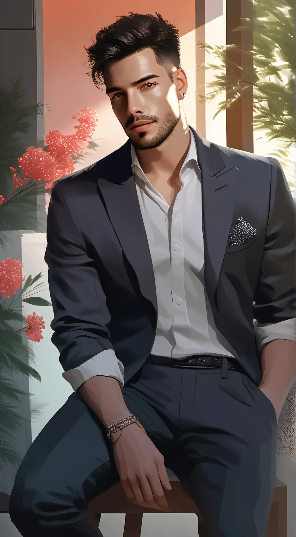 ai character: Alejandro  background