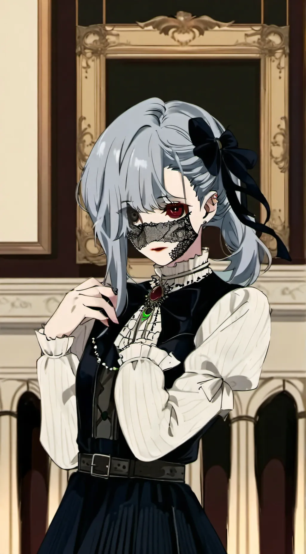 ai character: Wednesday Addams background