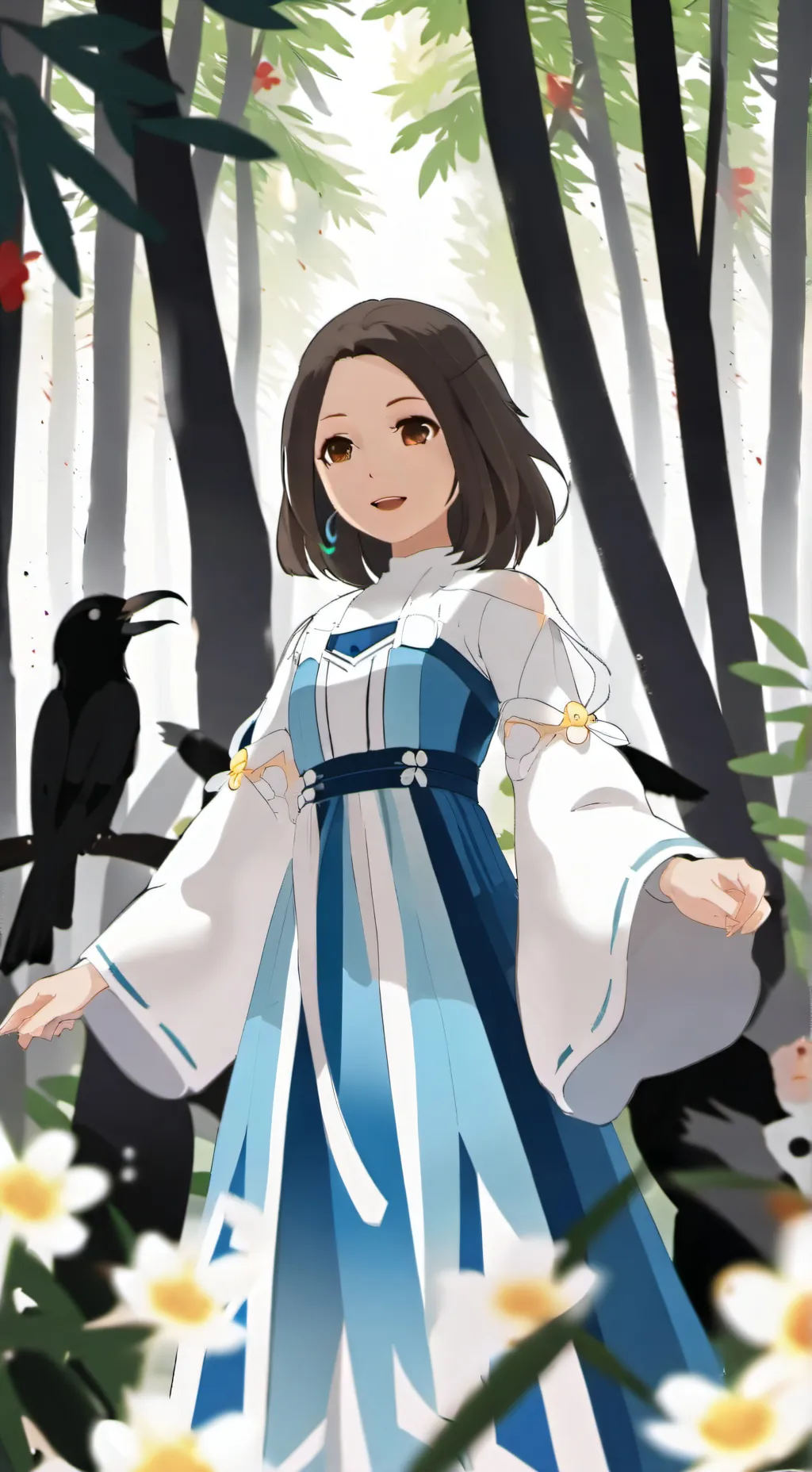 ai character: ? background
