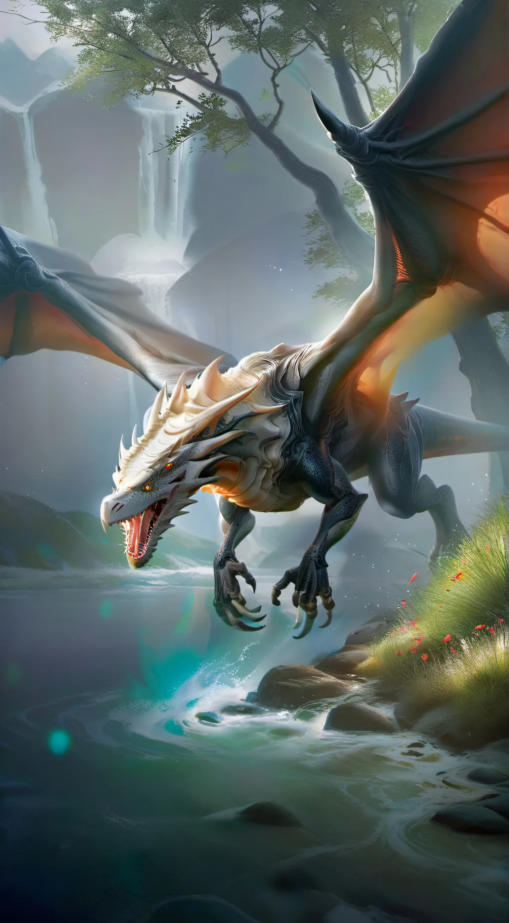 ai character: pterodactyl background