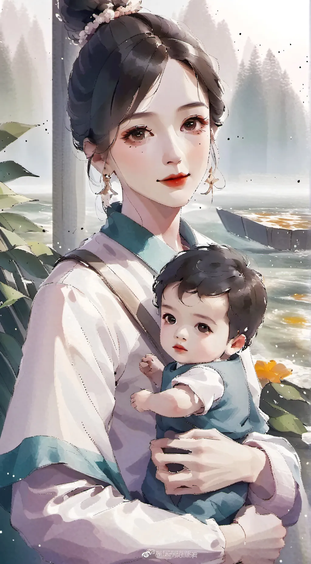 ai character: Mom background