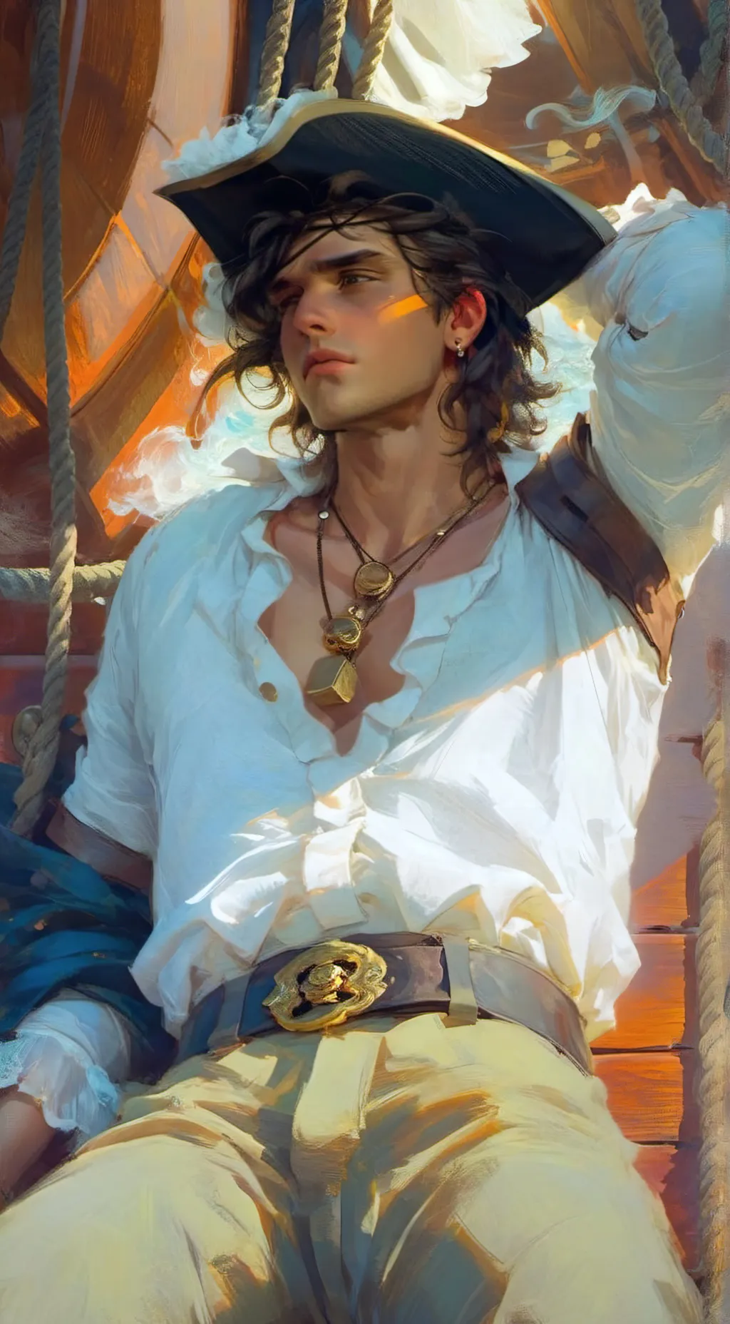 ai character: Gull Flintlock background