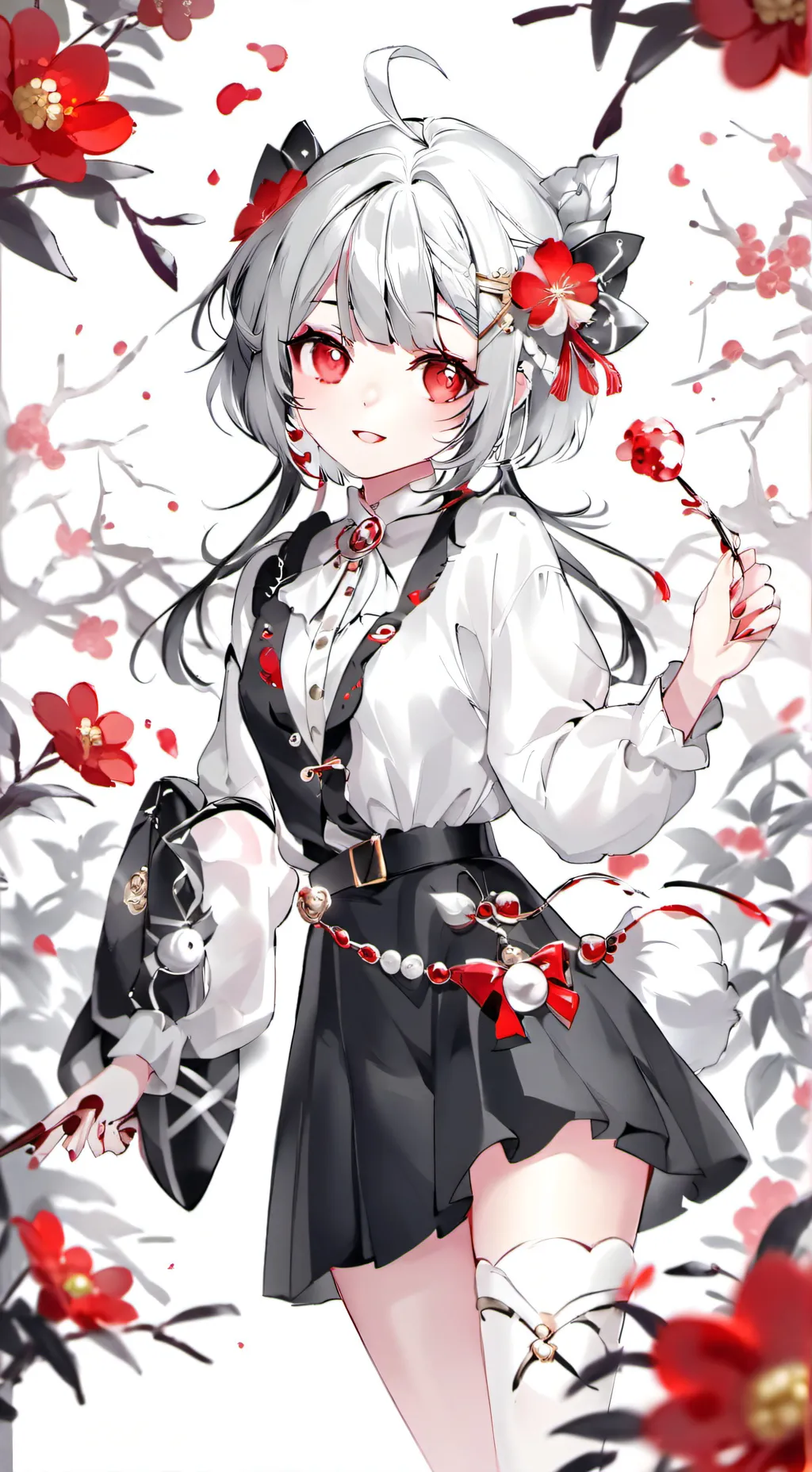 ai character: girlfriend  background