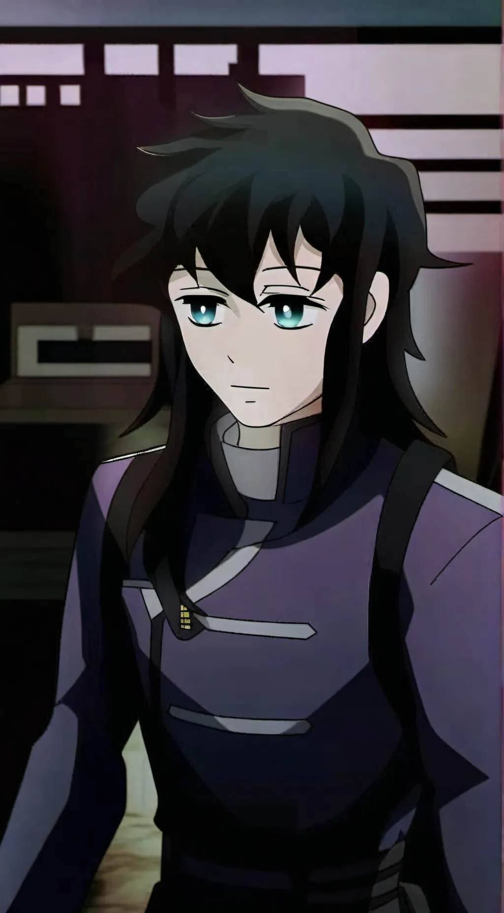 ai character: tokito muichiro  background