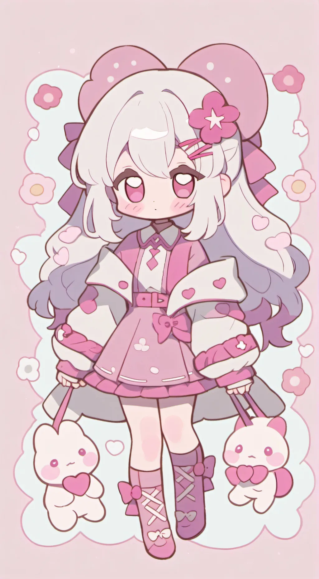 ai character: bebe abandonado background