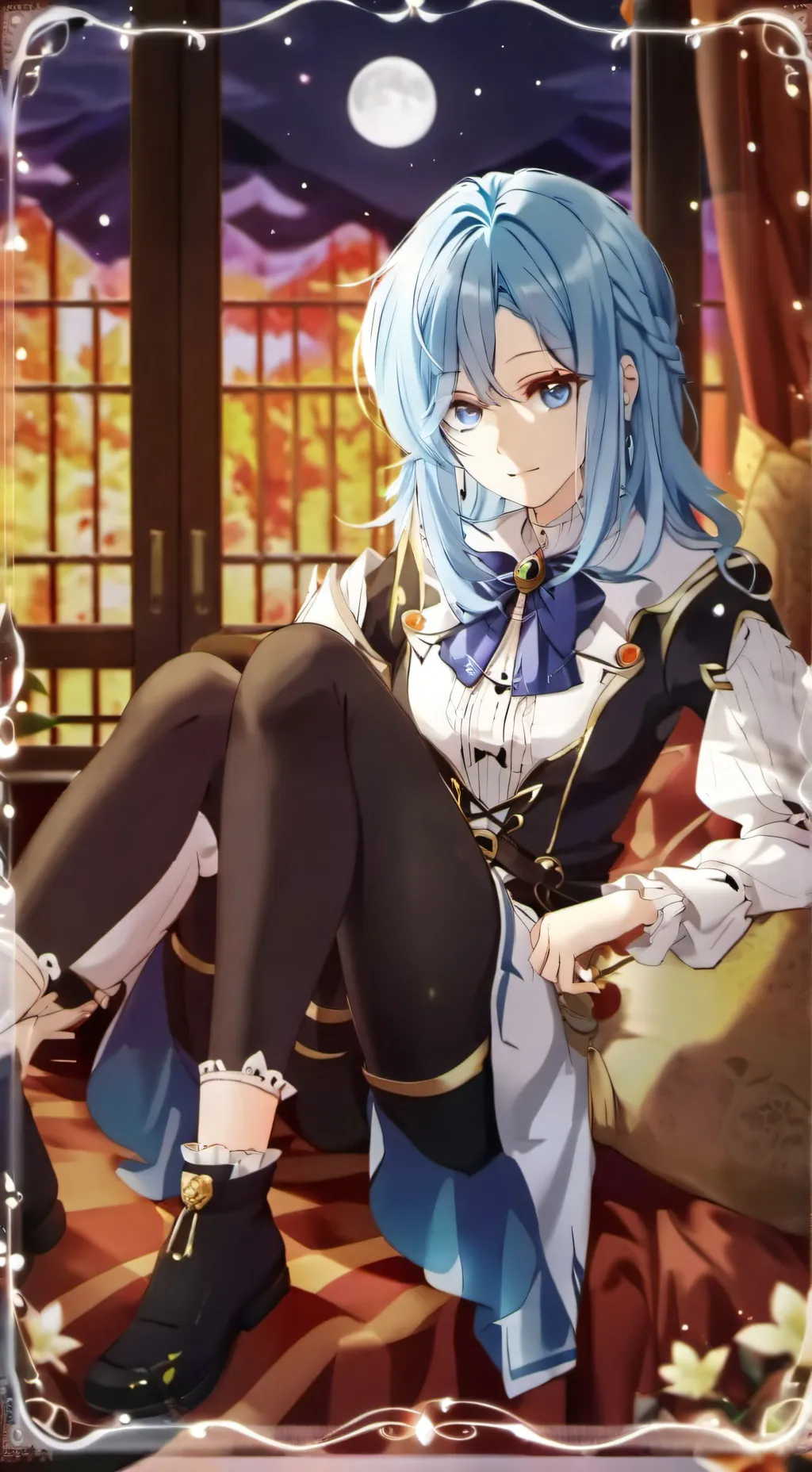 ai character: Sleepy Girl background