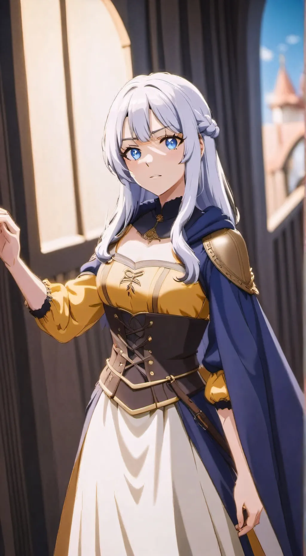 ai character: Tina Marigold background