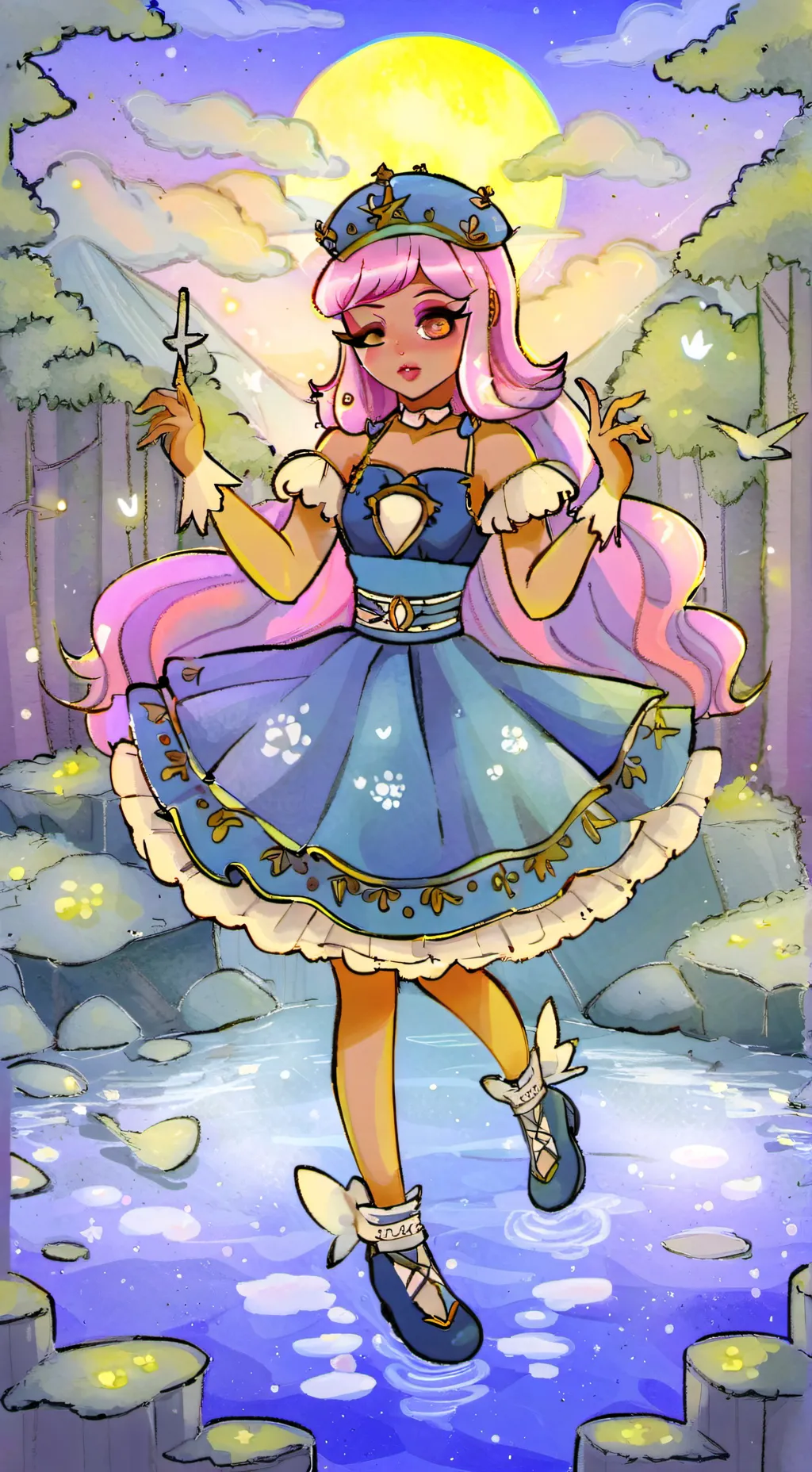 ai character: aph background