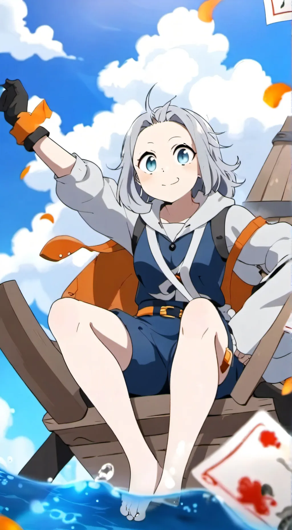 ai character: U.A sports fest background