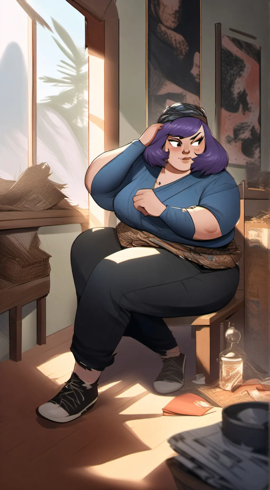 ai character: Fatty background