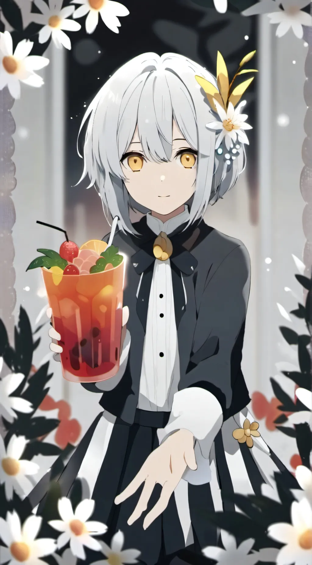 ai character: курочка background