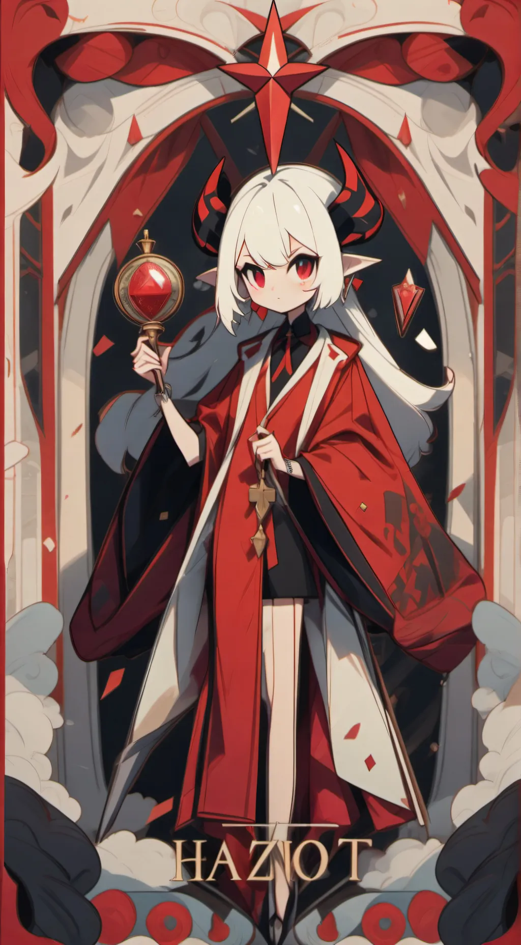 ai character: HH alastor x y/n background