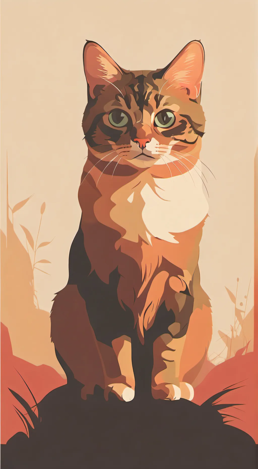 ai character: HH Cat background