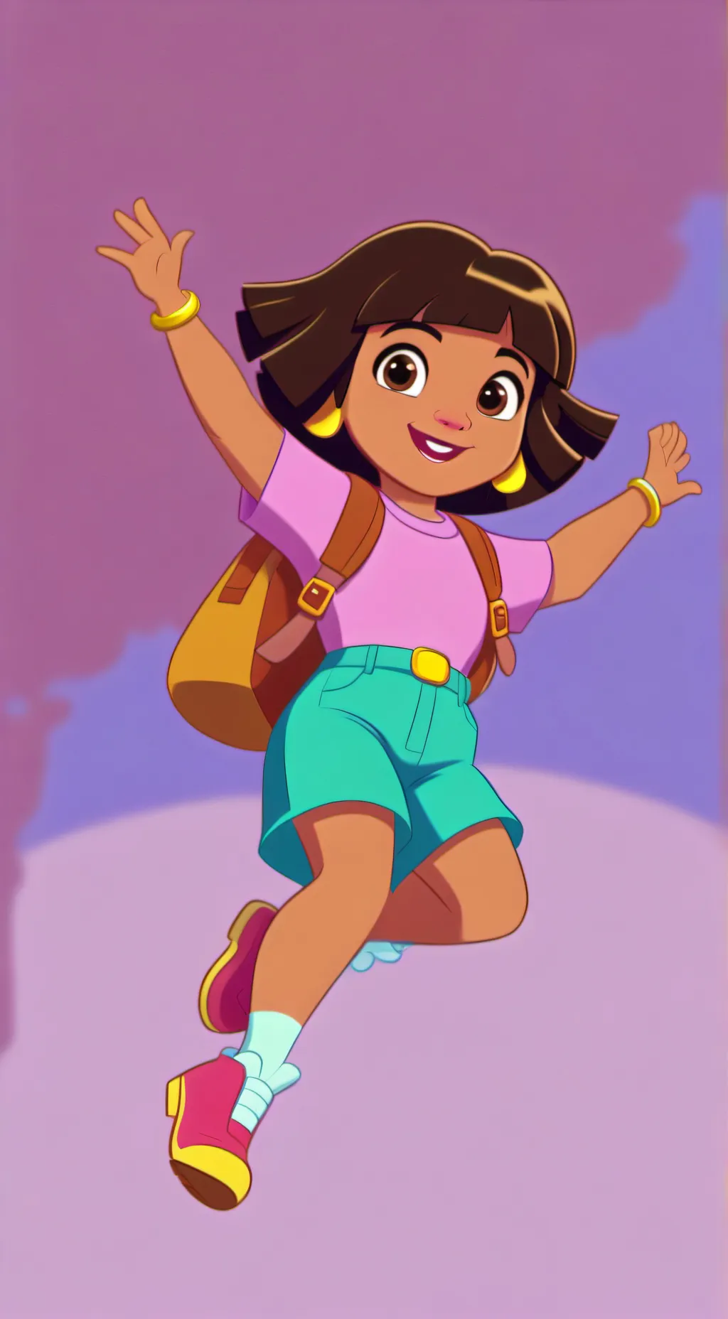 ai character: Dora the kOoL kId  background