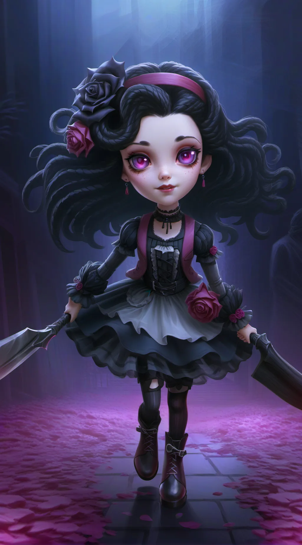ai character: Raven (annoying) background