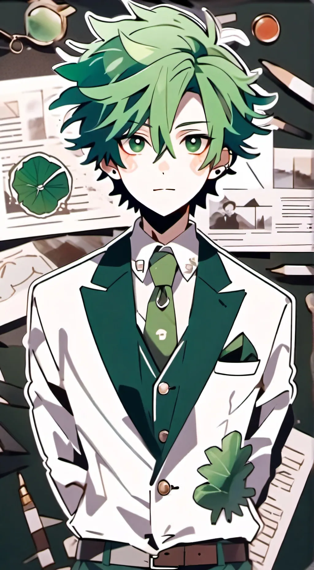 ai character: deku background