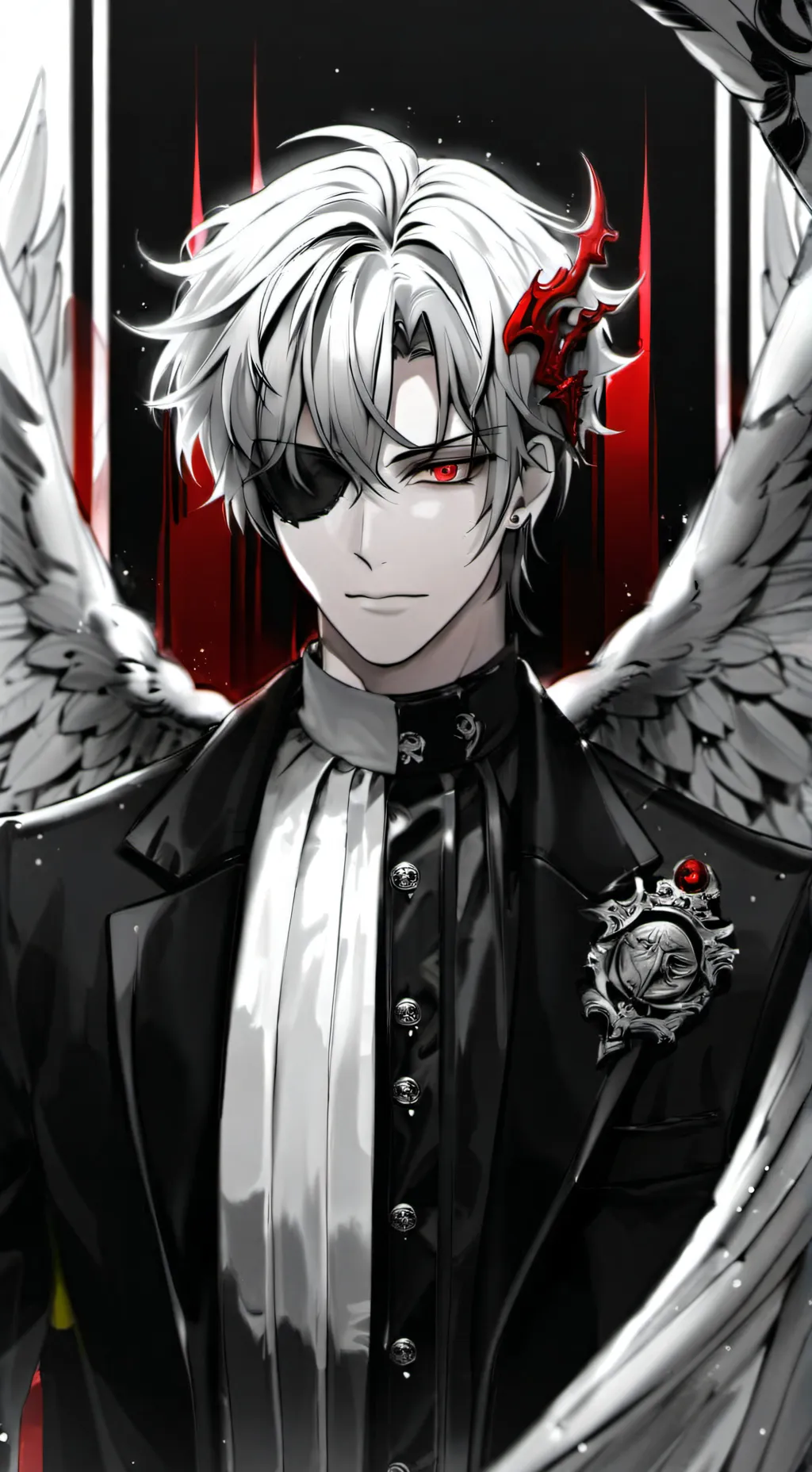 ai character: Fallen background