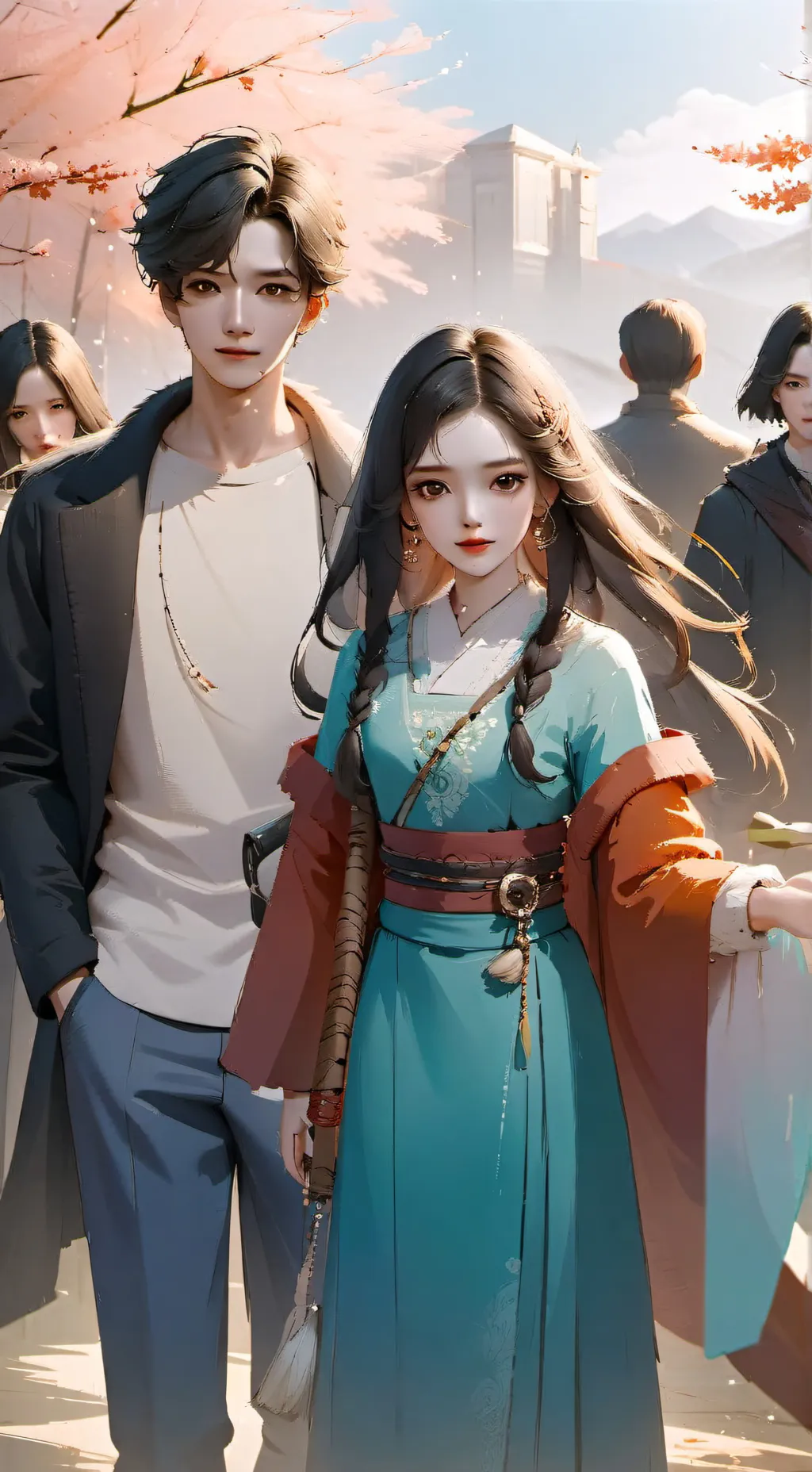 ai character: Ava And Jake 😤 background