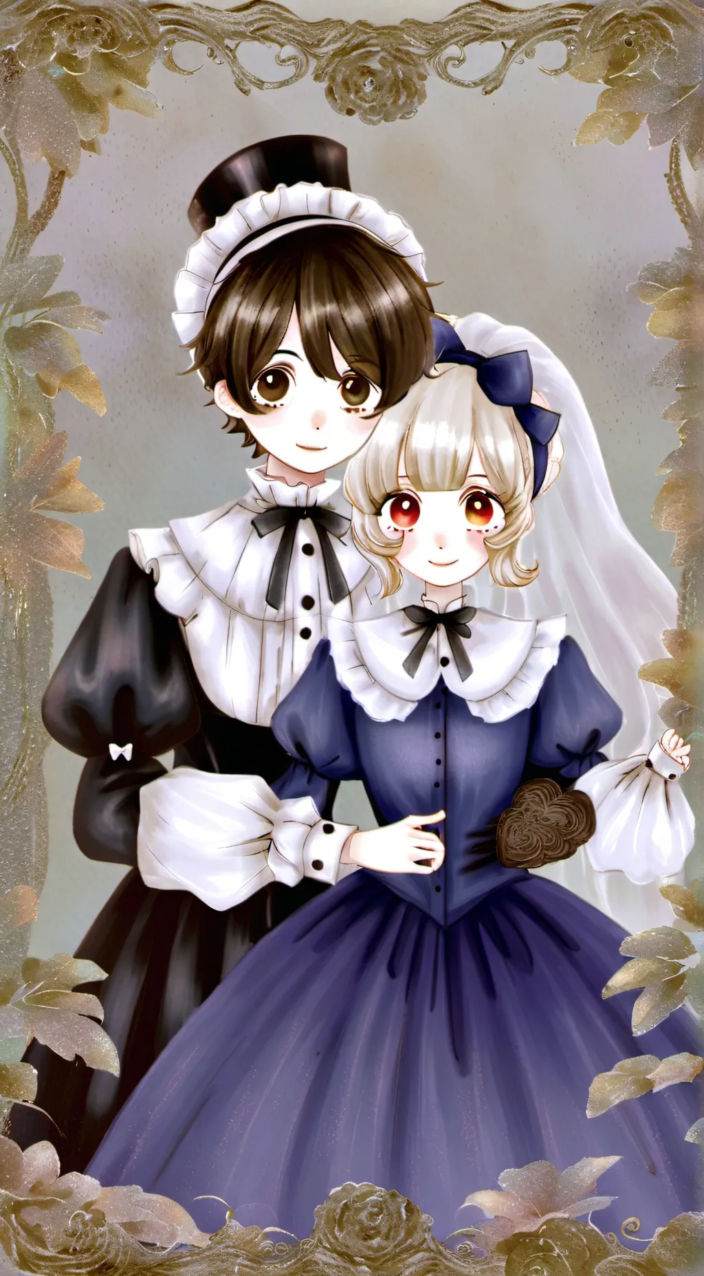 ai character: huggy x kissy  background