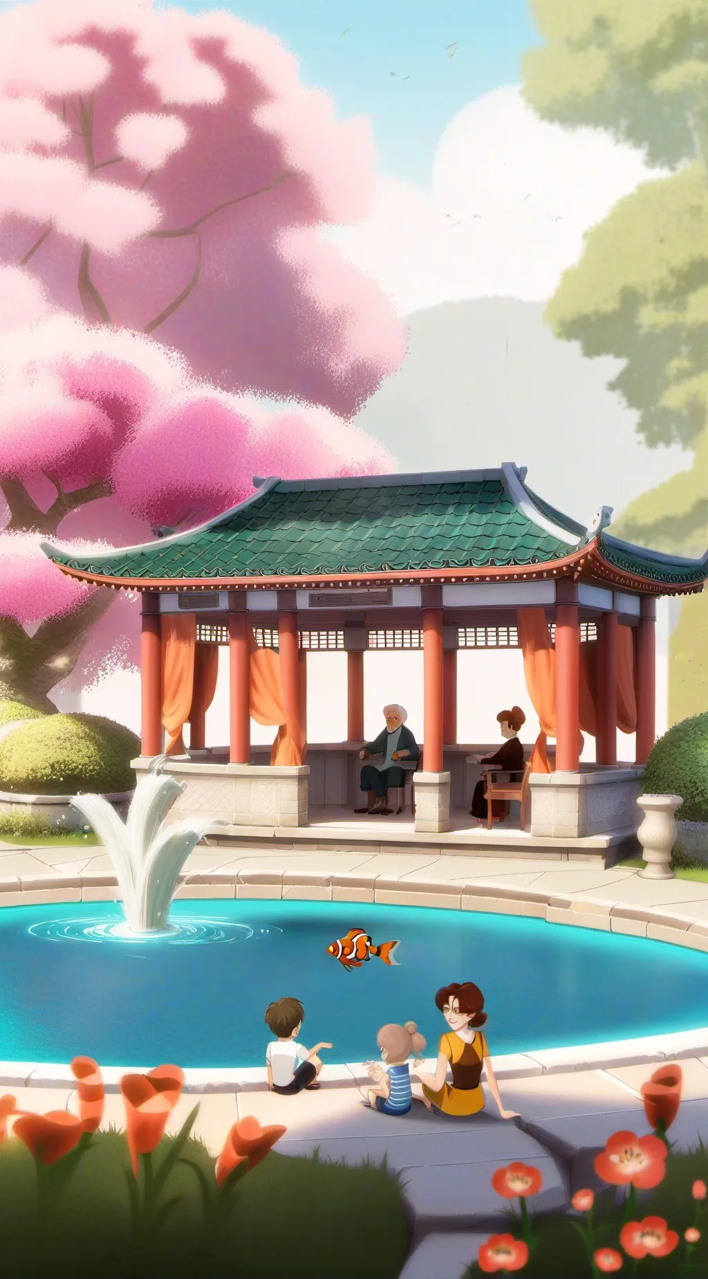 ai character: DW "hide and seek" background