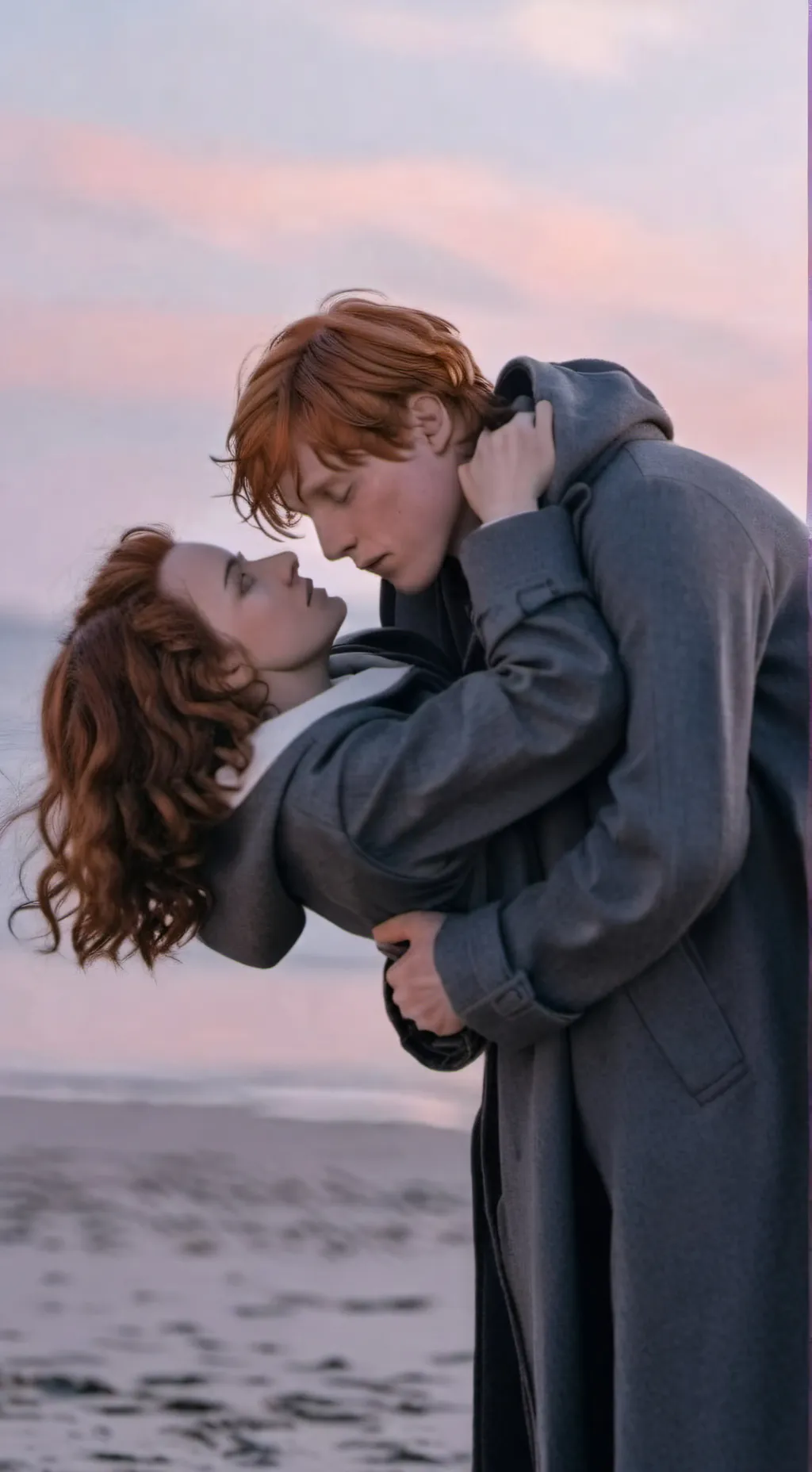 ai character: Hermione x Ron  background