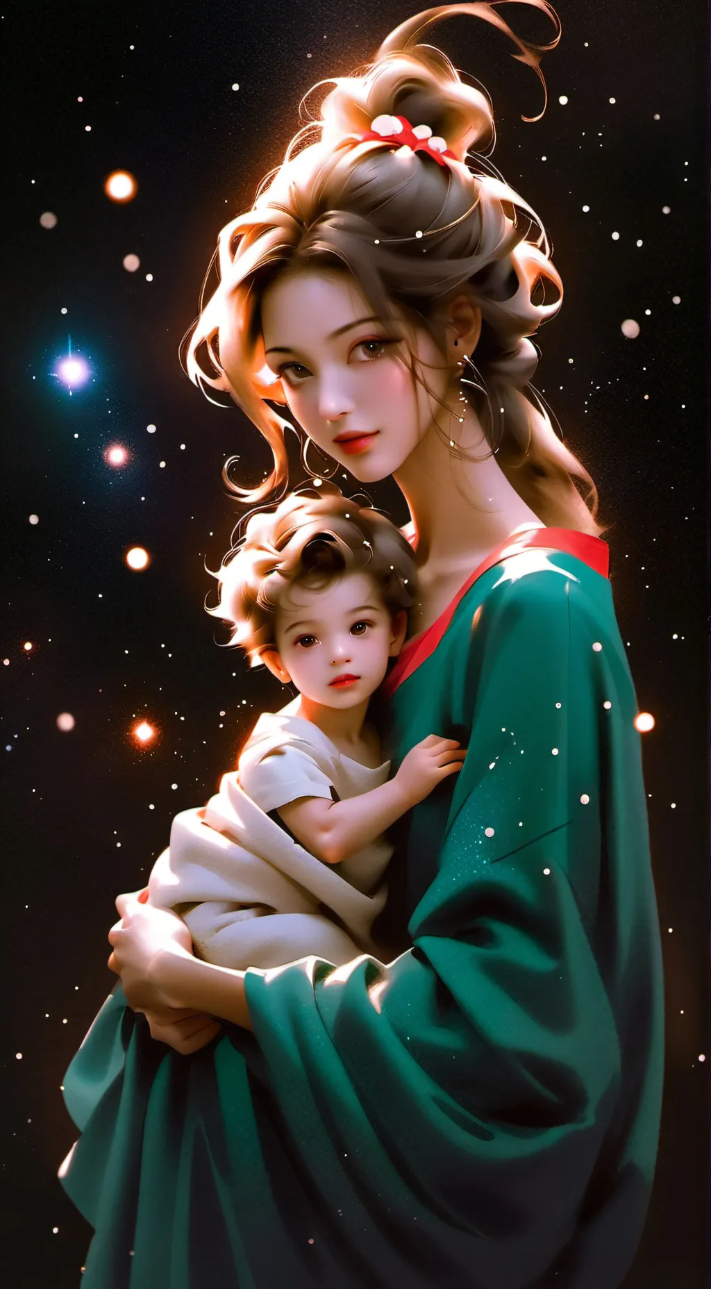 ai character: Mom and Layla background