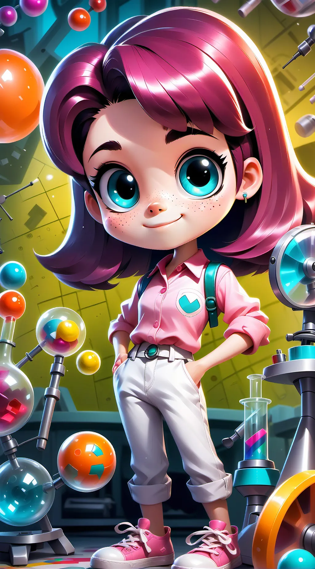 ai character: Dee Dee background