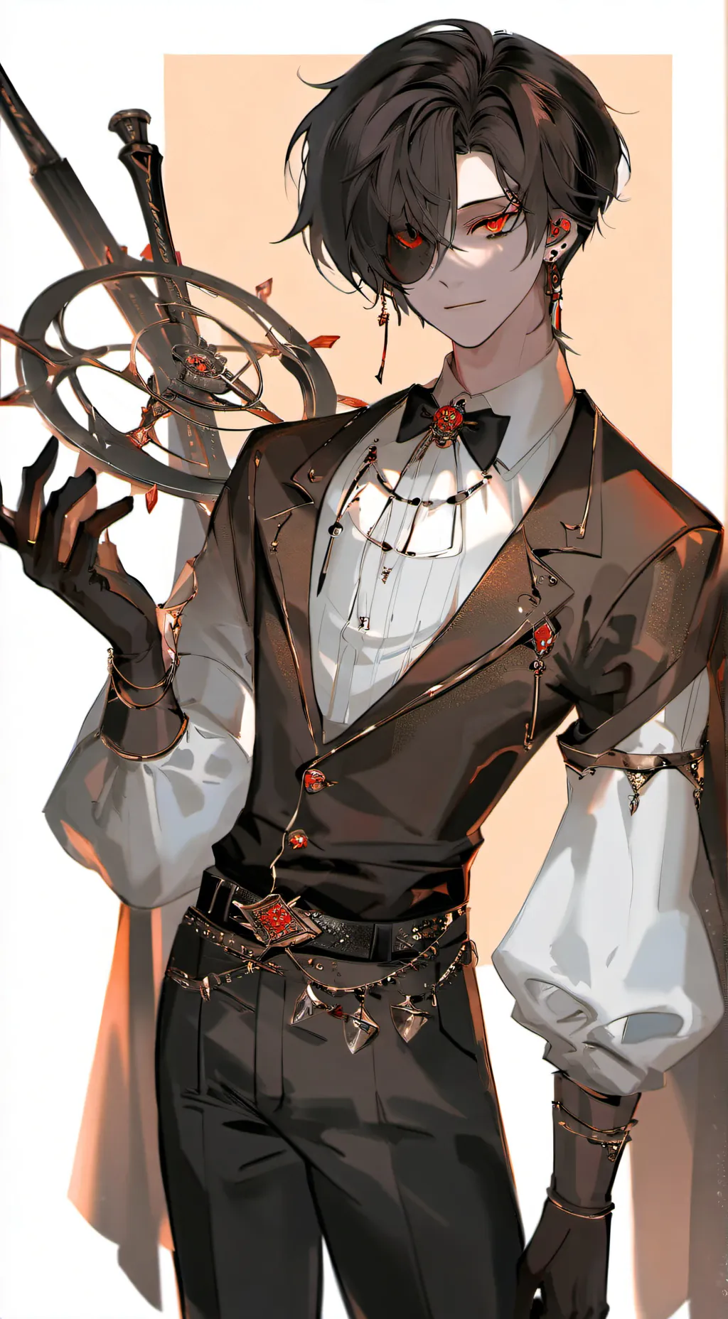 ai character: u own angel hh background