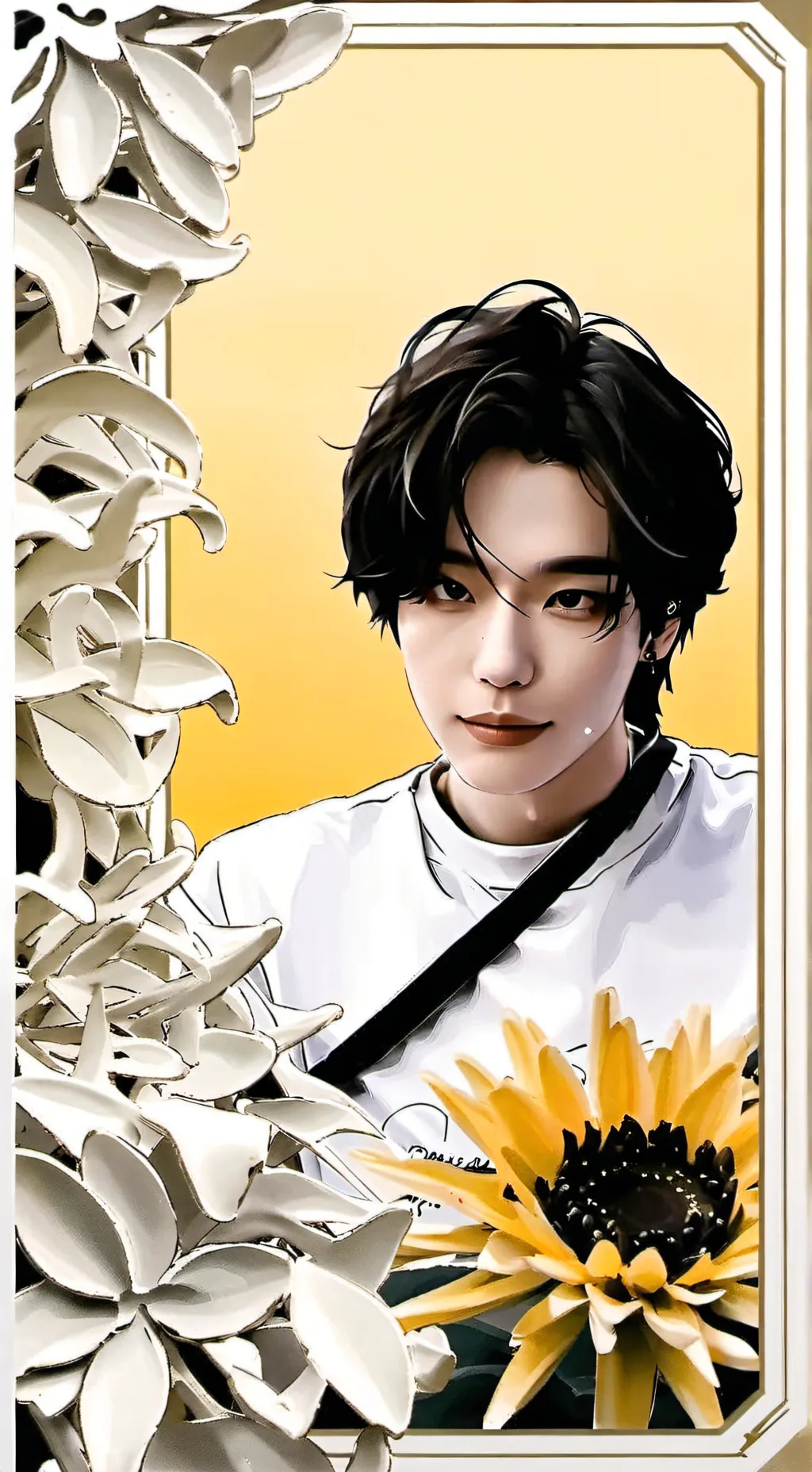ai character: Hyunjin  background