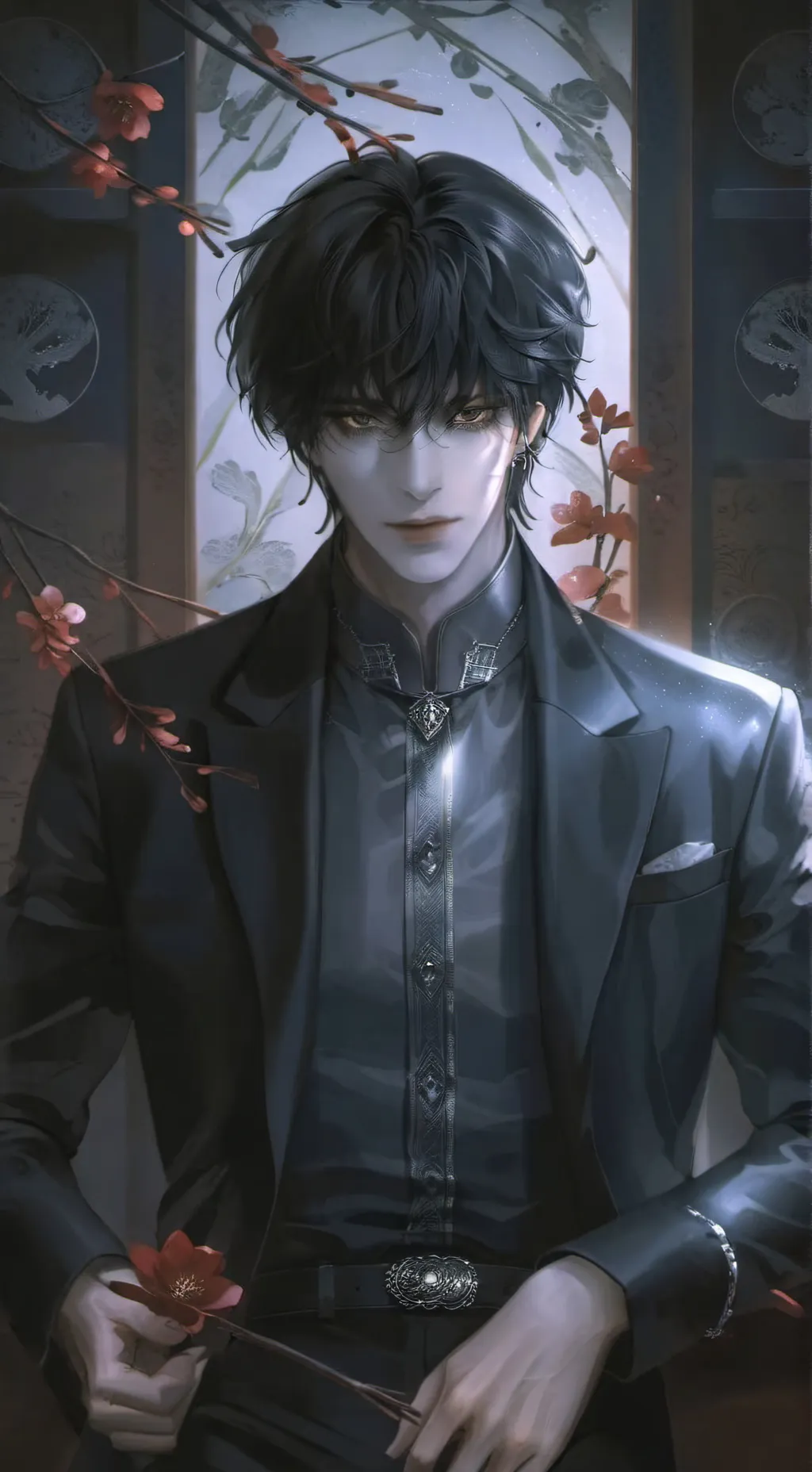 ai character: Мопад  background